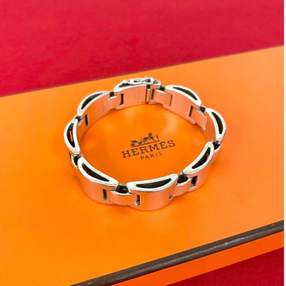 Hermès Luna Park Silver Bracelet